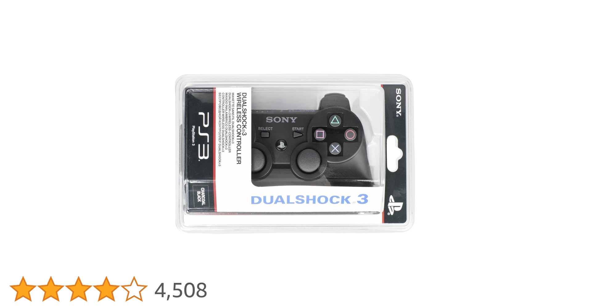 PlayStation 3 Dualshock 3 Wireless Controller (Black) [PlayStation